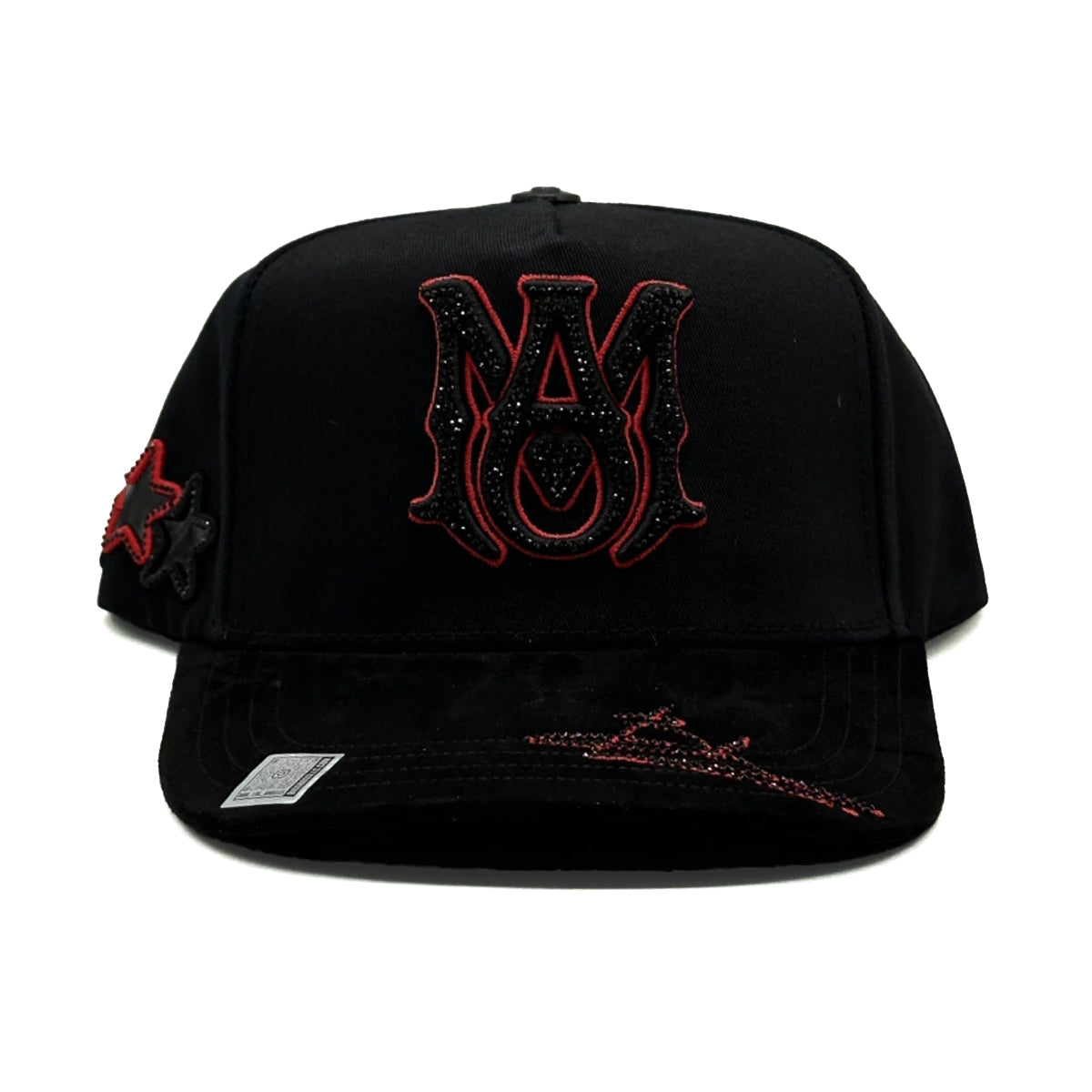 GORRA BIG BOSS SEMICURVA AMIRI RED BLACK