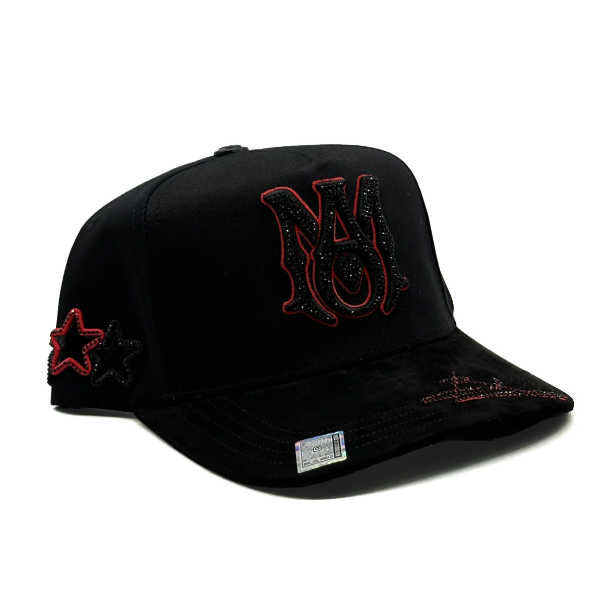GORRA BIG BOSS SEMICURVA AMIRI RED BLACK