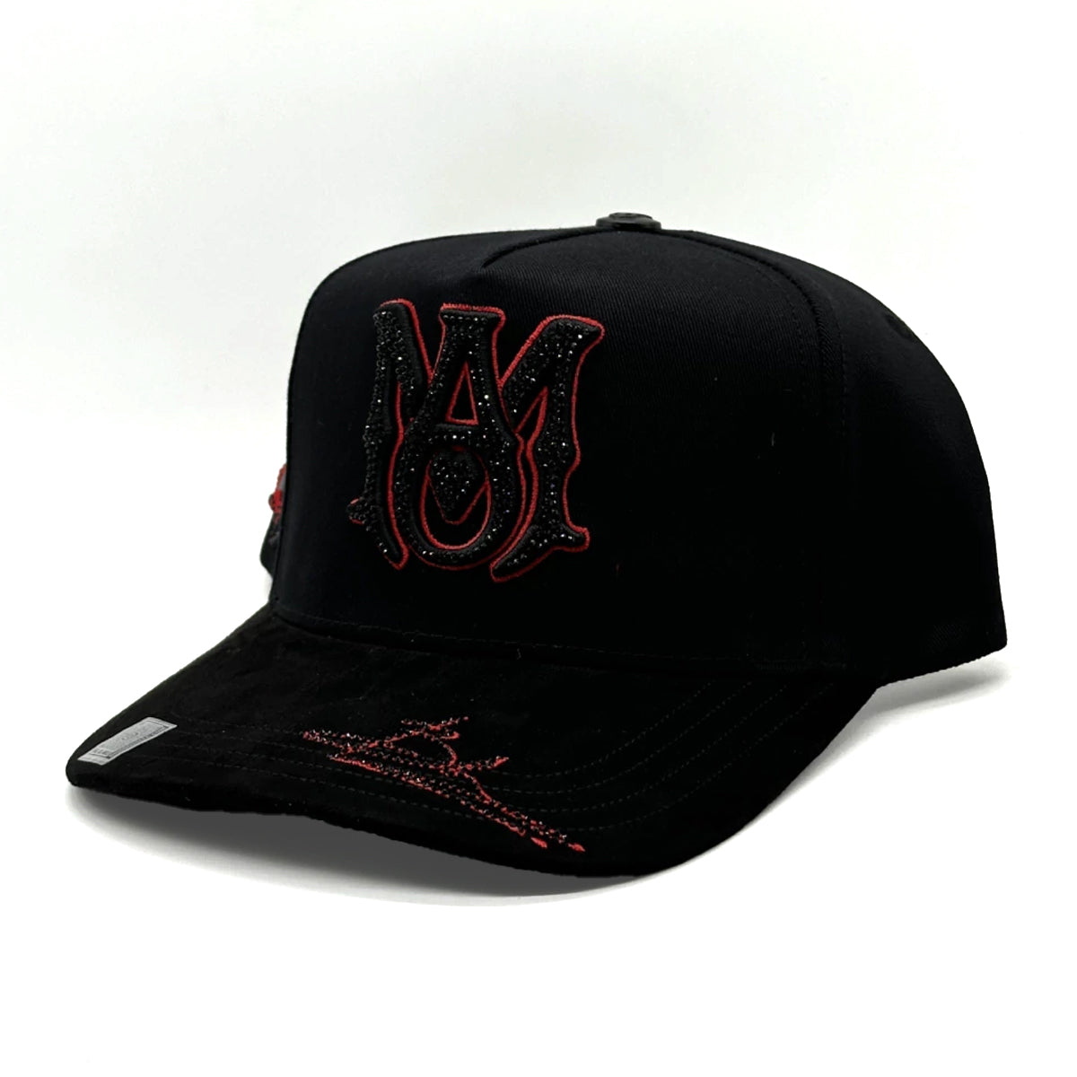 GORRA BIG BOSS SEMICURVA AMIRI RED BLACK