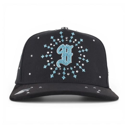 GORRA BIG BOSS B CRYSTAL BLUE BLACK