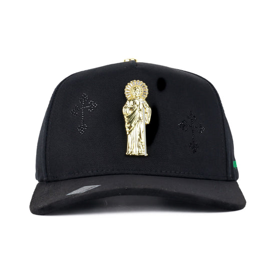 GORRA BIG BOSS SAN JUDAS PIN BLACK GOLD