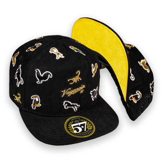 GORRA CINCOPUNTO7 ANIMALS FULL BLACK