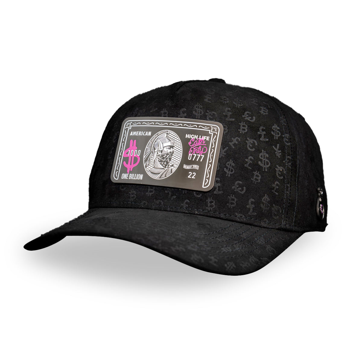 GORRA CASH ONLY AMEX PINK FULL PRINT