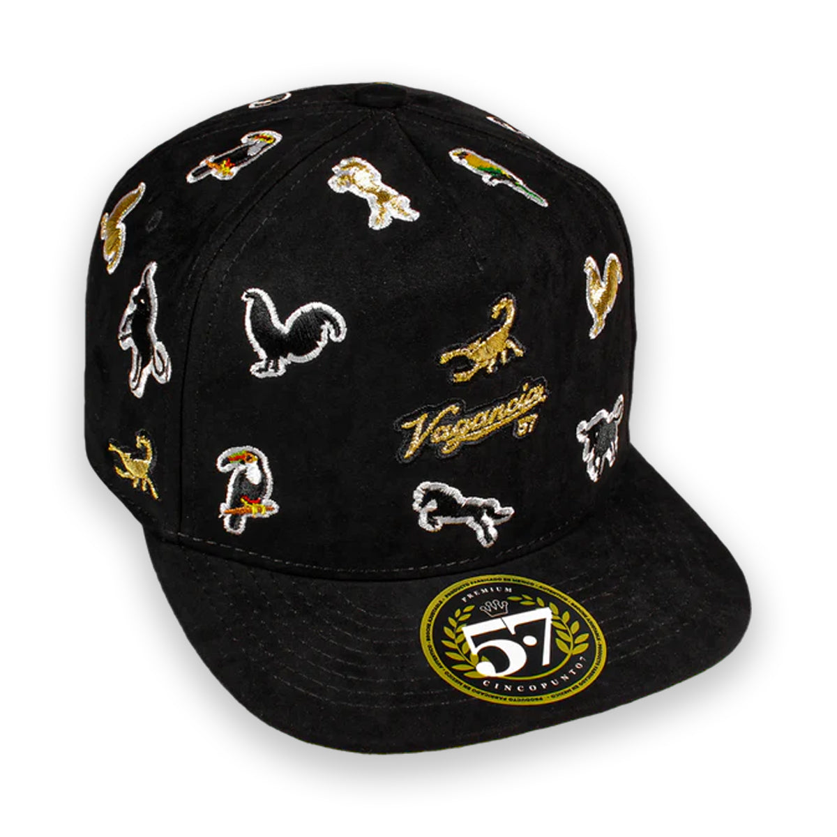 GORRA CINCOPUNTO7 ANIMALS FULL BLACK