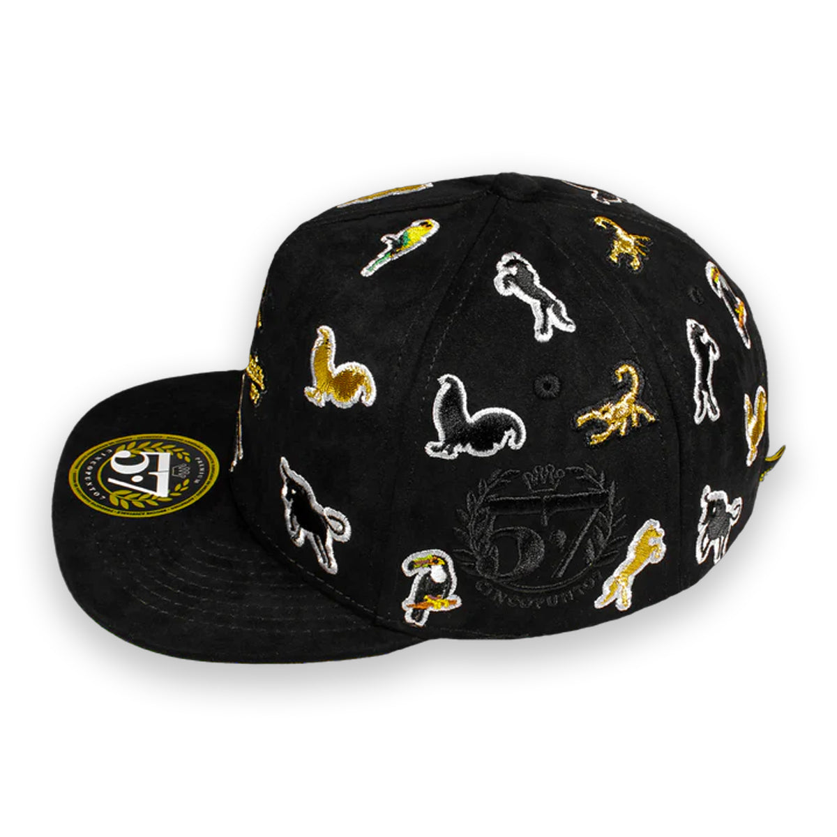 GORRA CINCOPUNTO7 ANIMALS FULL BLACK