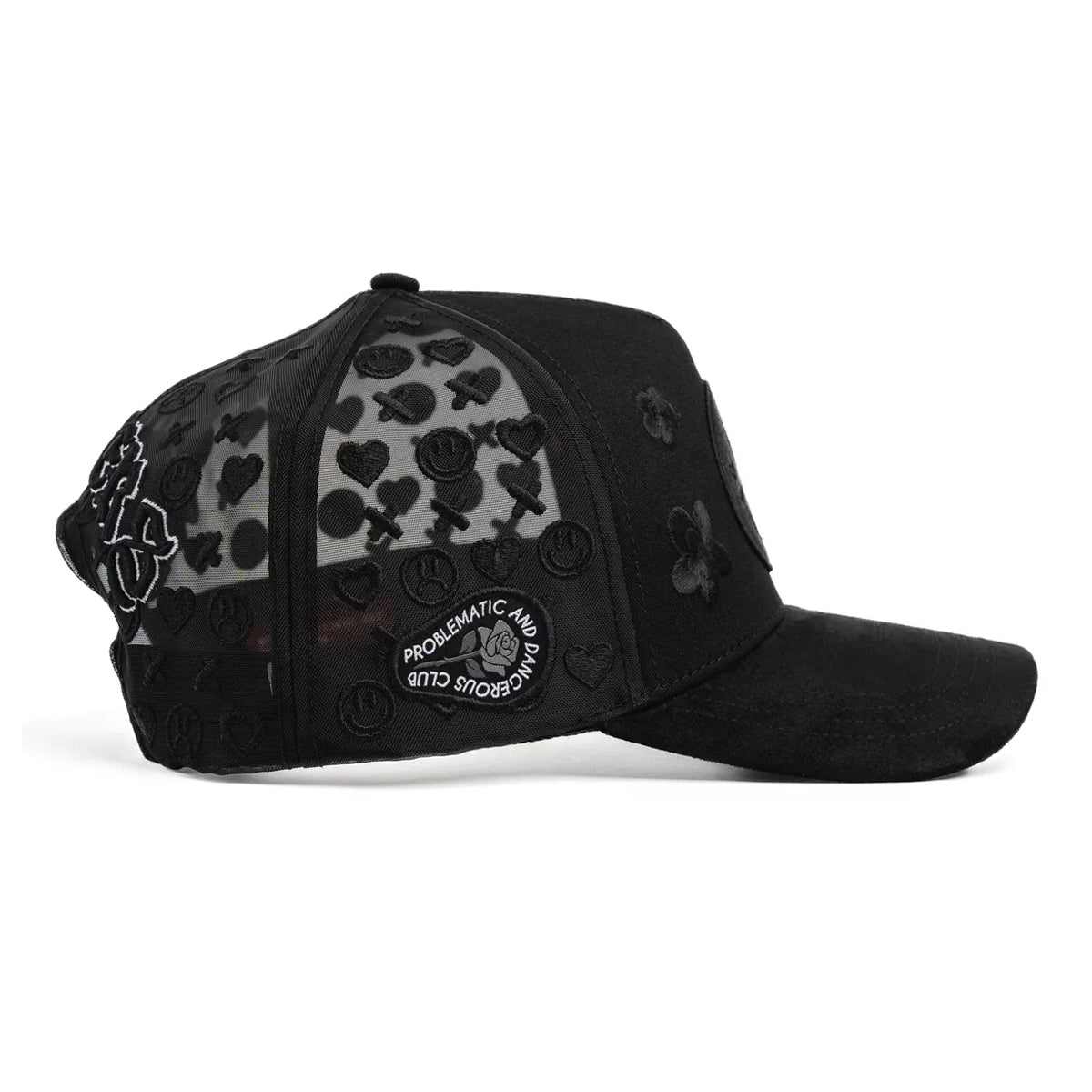 GORRA PROBLEMATIC & DANGEROUS CLUB LOVERS HEART BLACK