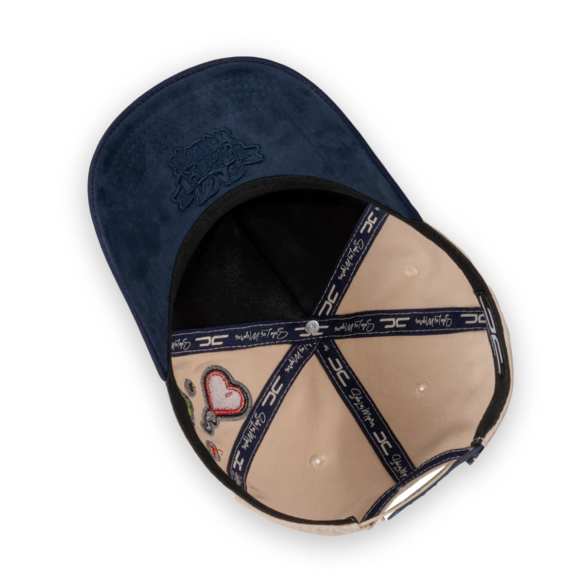 GORRA JC HATS MONEY LOVE BEIGE BLUE