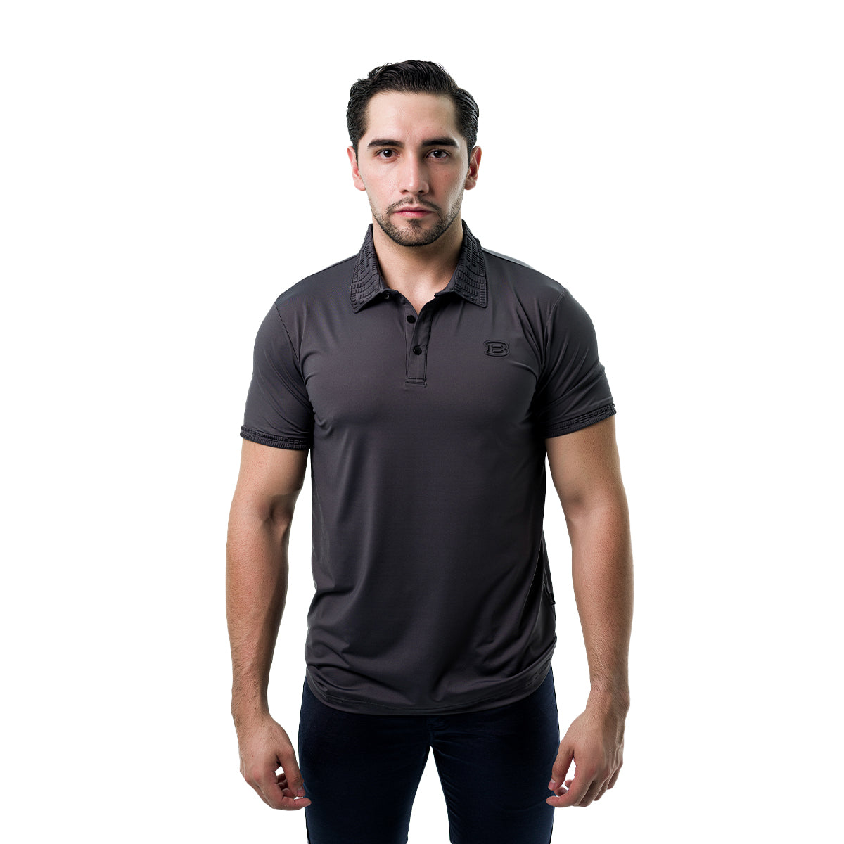 PLAYERA BARABAS CHARCOAL 3PS131CHARCOAL