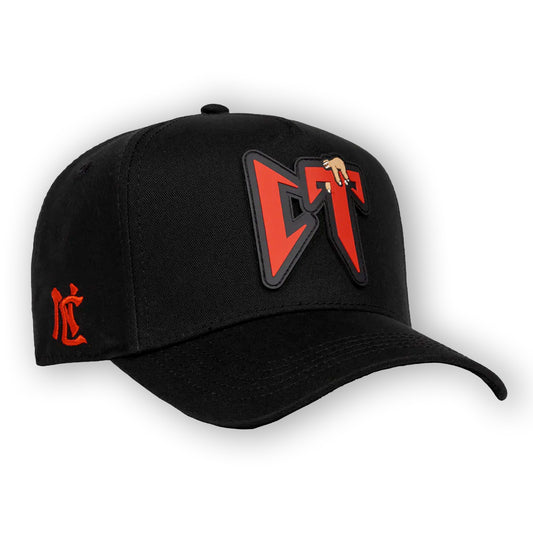 GORRA JC HATS CT BLACK/RED PVC