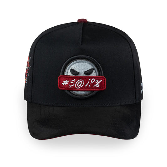 GORRA JC HATS 3454  BEAUTIFUL DISASTER ANGRY BLACK
