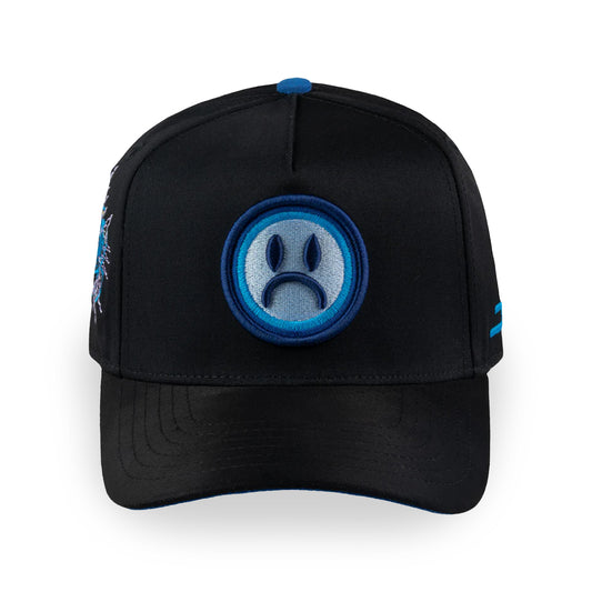 GORRA JC HATS 3448  BEAUTIFUL DISASTER SAD BLACK