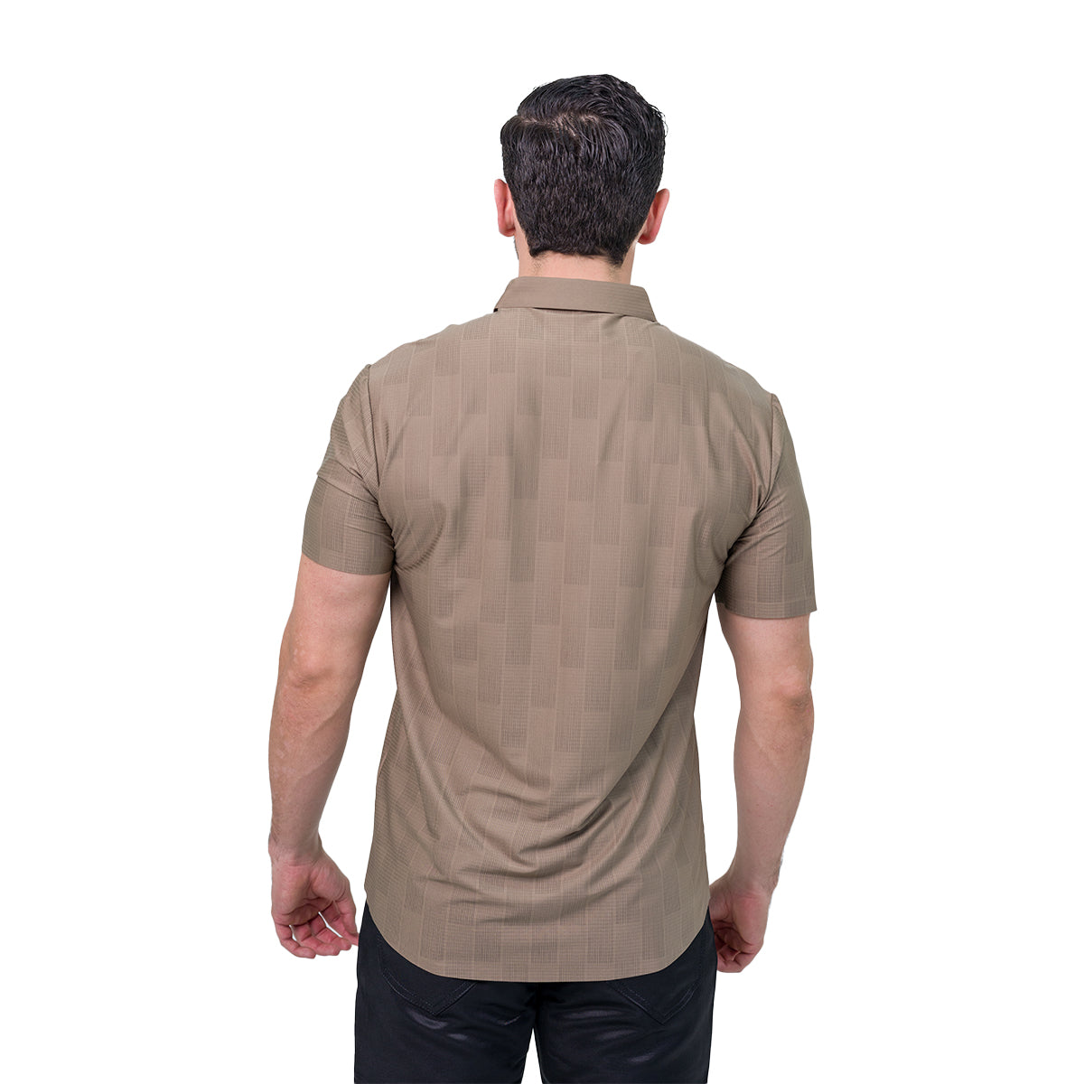 CAMISA MANGA CORTA BAROCCO KHAKI BSS910KHAKI