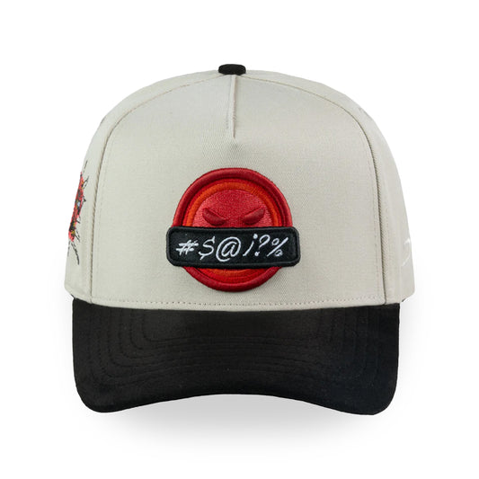 GORRA JC HATS 3455  BEAUTIFUL DISASTER ANGRY BEIGE