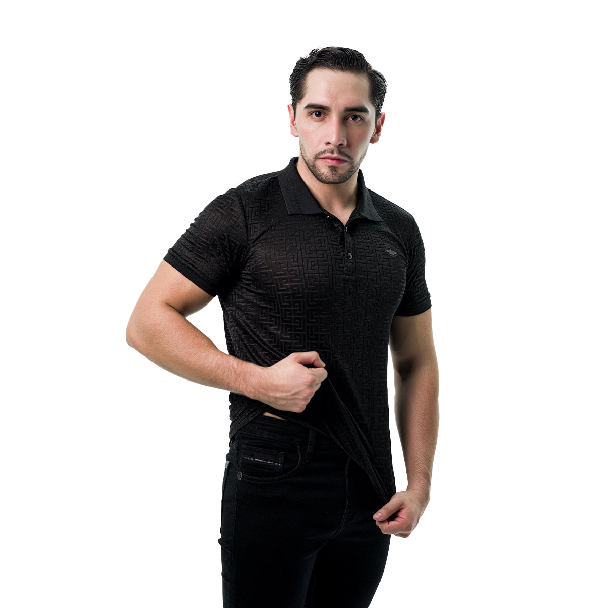 PLAYERA BARABAS BLACK 3P10BLACK