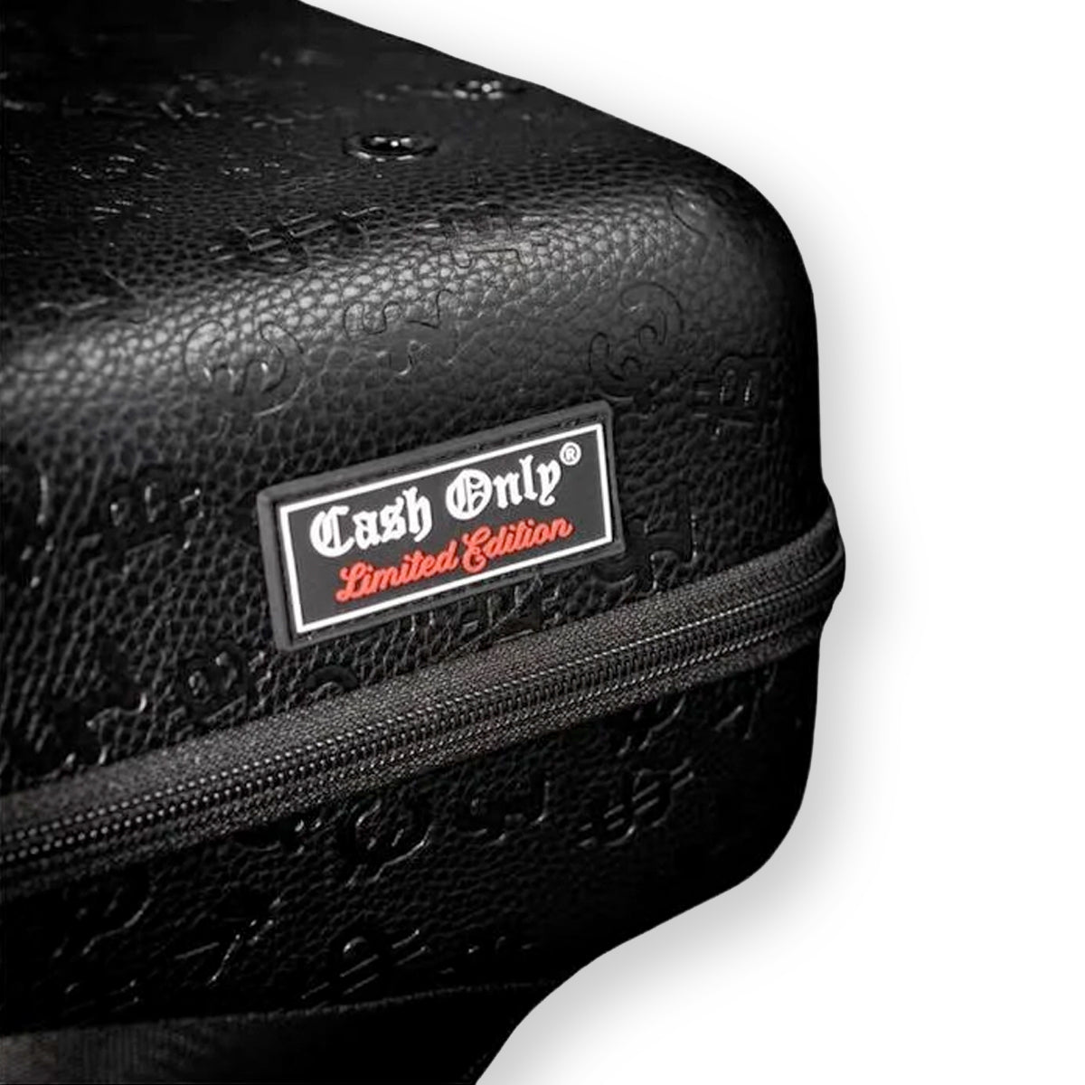 CARRIER CASH ONLY FULLY EMBOSSED BLACK