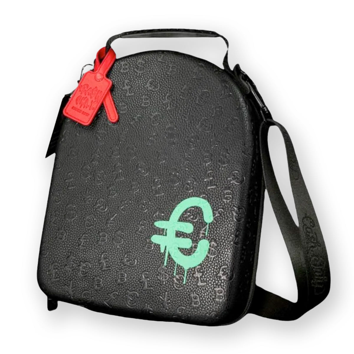 CARRIER CASH ONLY FULLY EMBOSSED BLACK