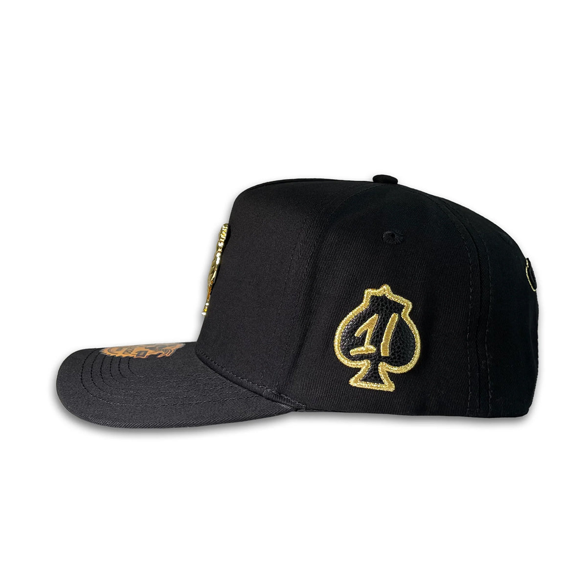 GORRA 1IRON TRENDY ROOSTER METAL GOLD BLACK