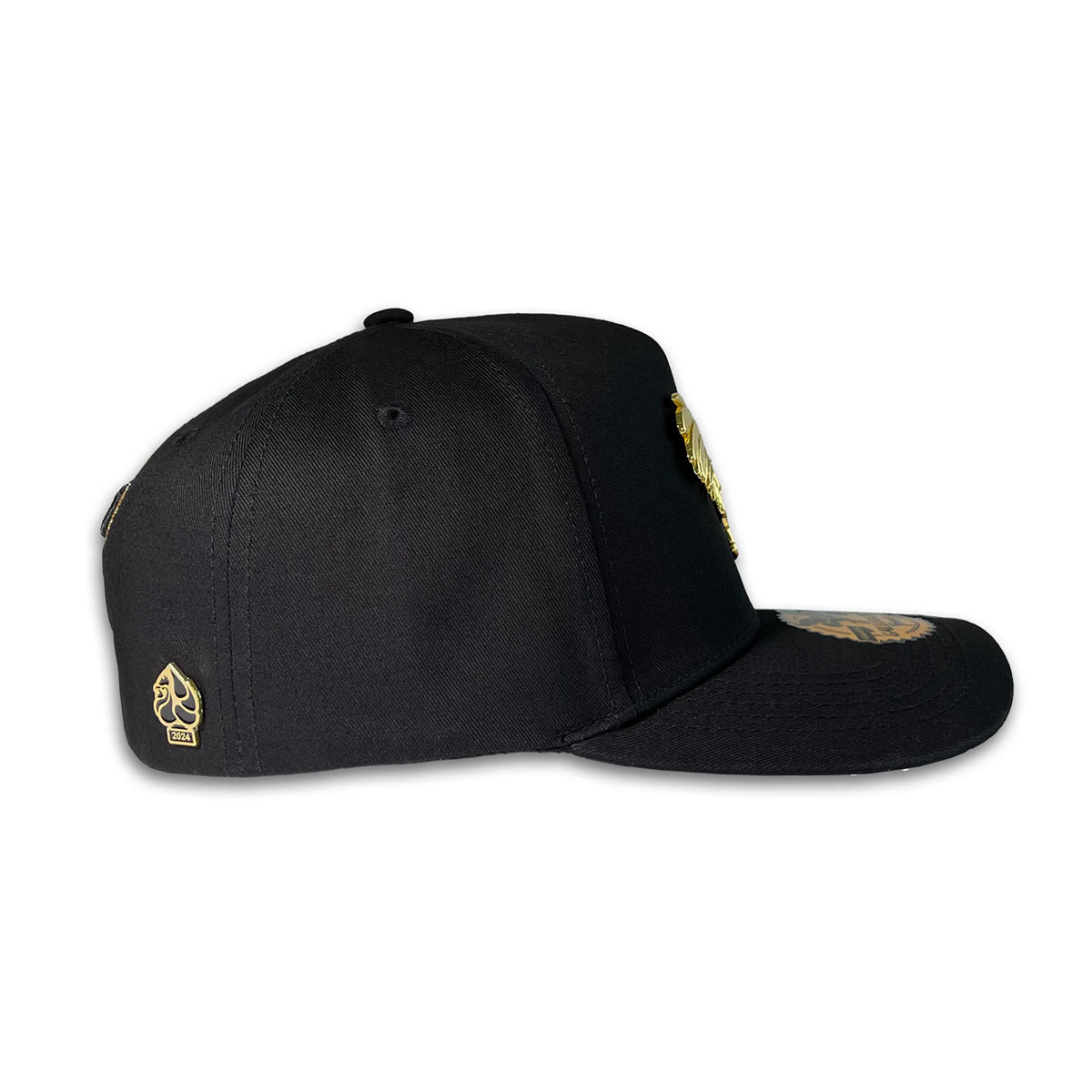 GORRA 1IRON TRENDY ROOSTER METAL GOLD BLACK