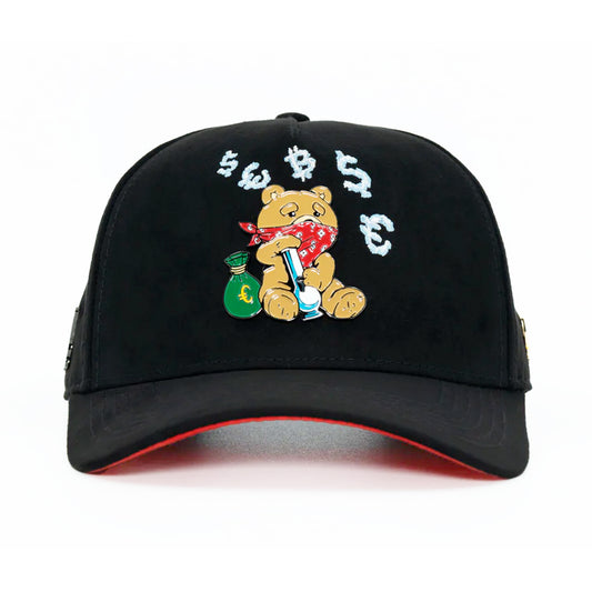 GORRA CASH ONLY TEDDY IS BURNING BLACK