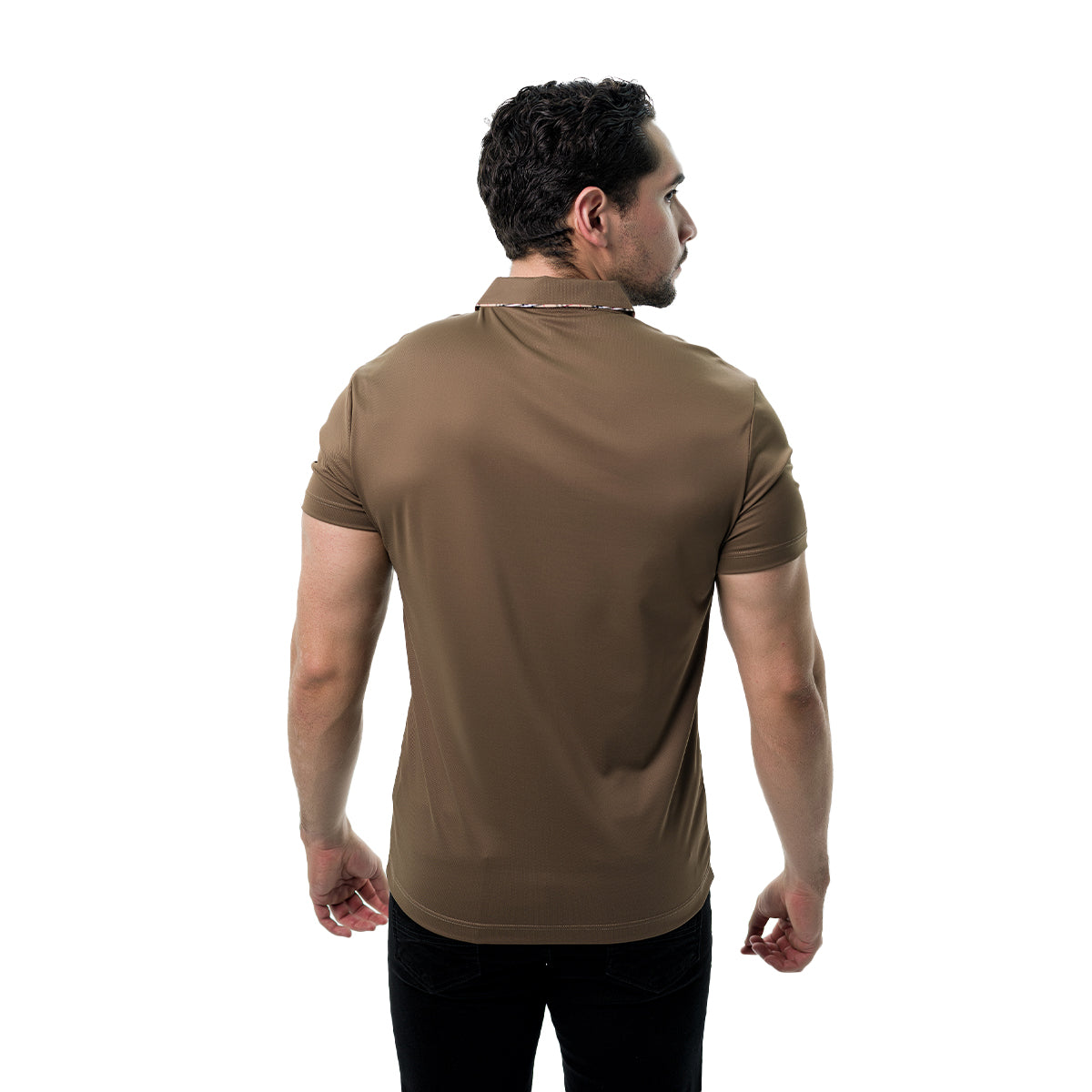 PLAYERA PAVINI BROWN HV52BROWN