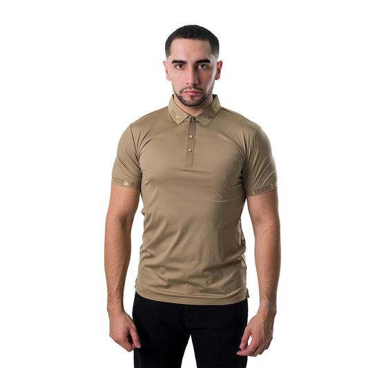 PLAYERA BAROCCO KHAKHI PS527KHAKIGOLD