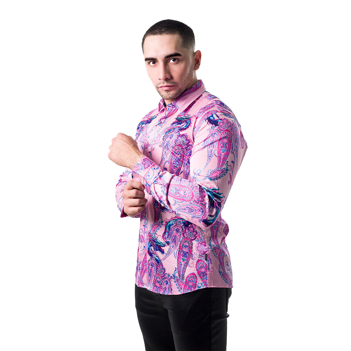 CAMISA MANGA LARGA BARABAS 4SPR02PINK