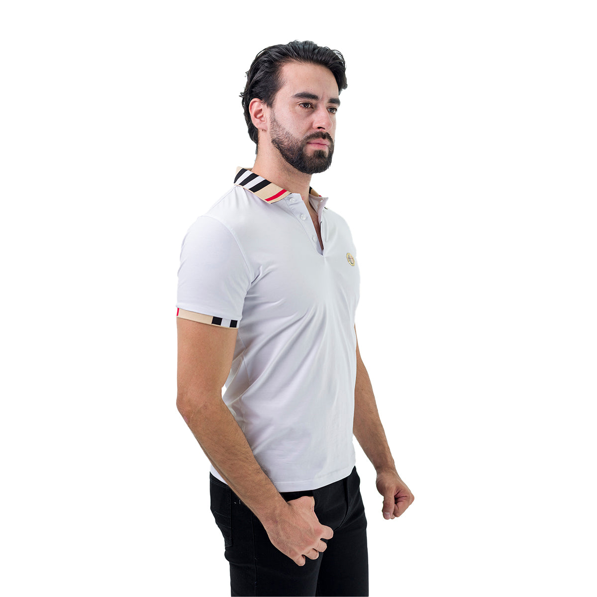 PLAYERA PAVINI WHITE PT1022WHITE
