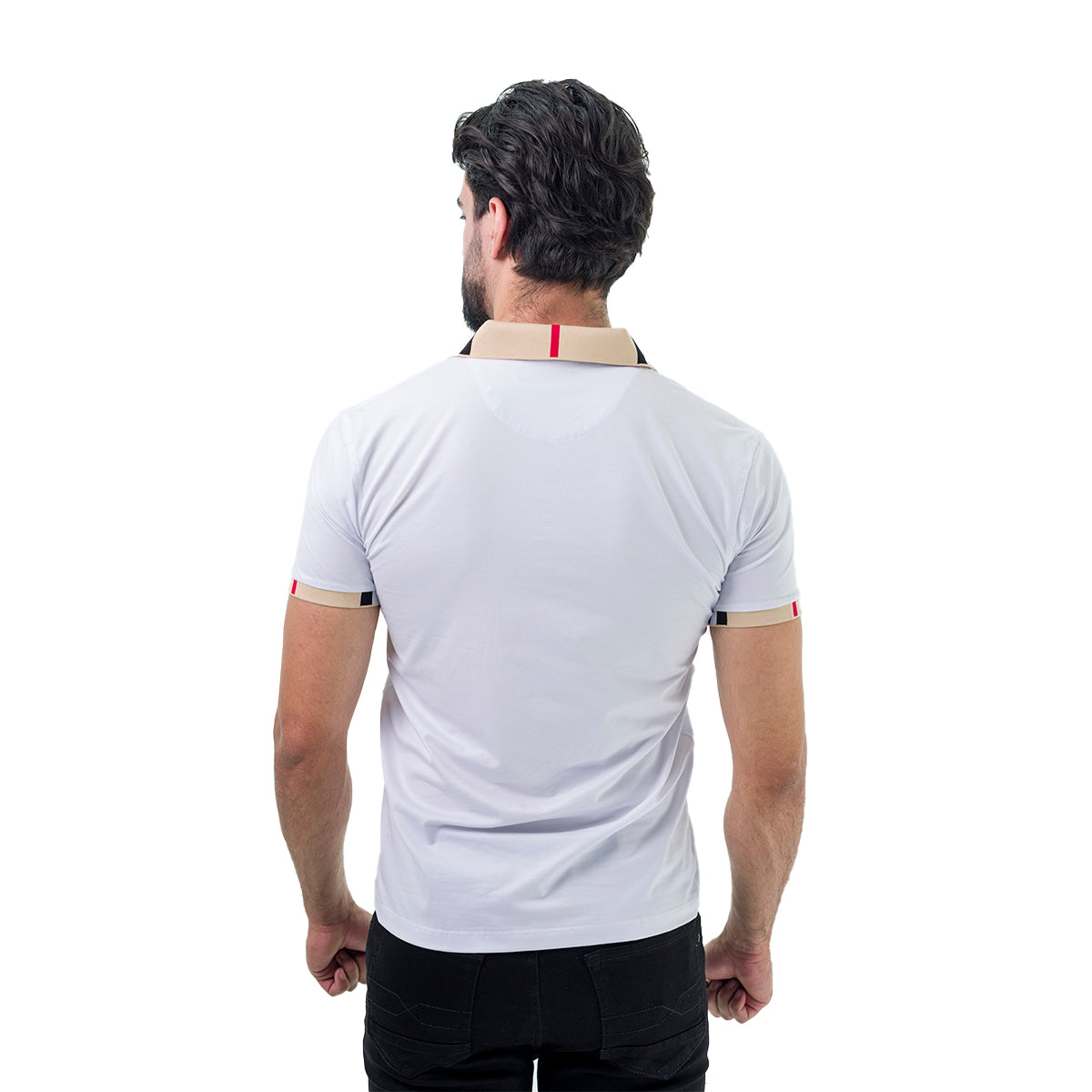 PLAYERA PAVINI WHITE PT1022WHITE