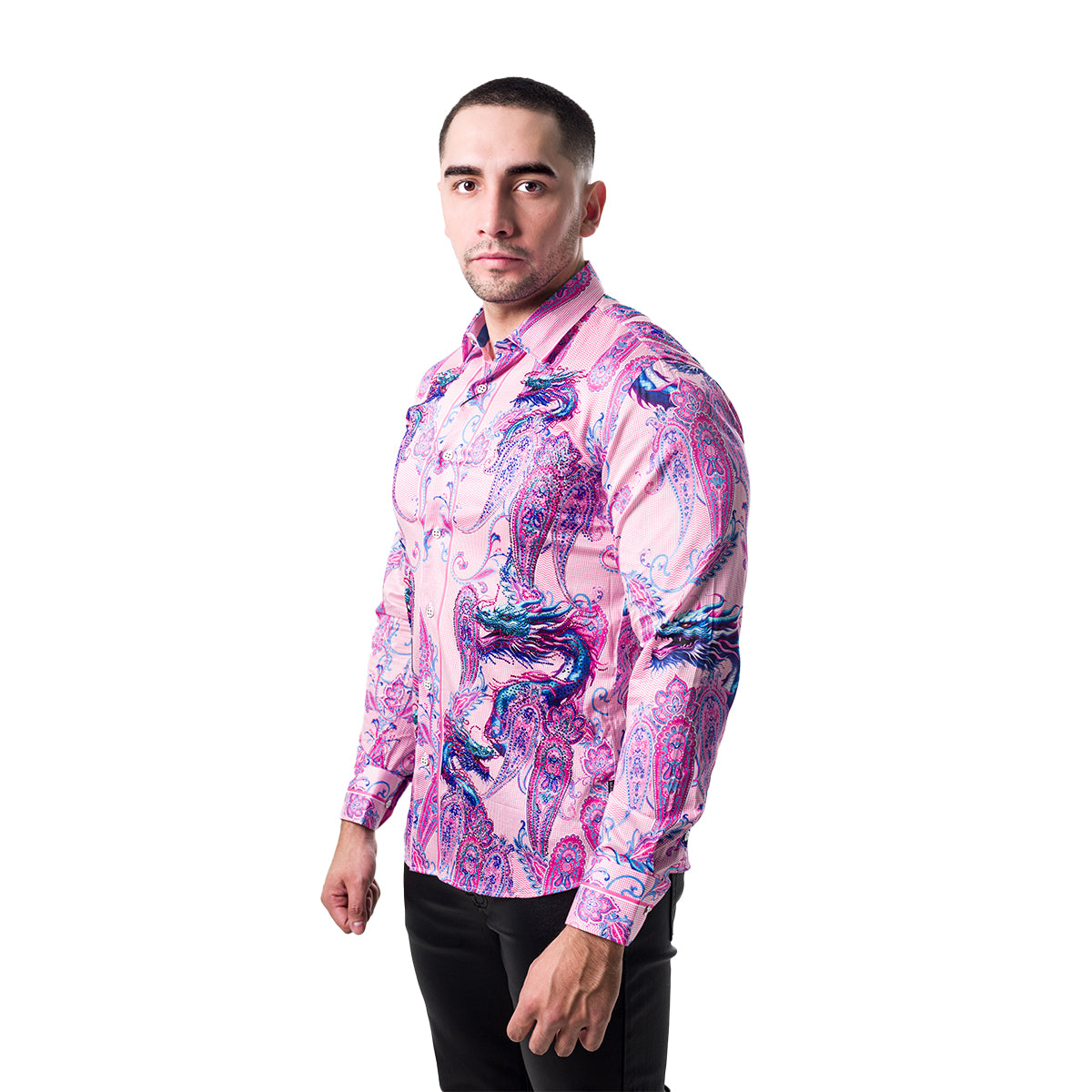 CAMISA MANGA LARGA BARABAS 4SPR02PINK