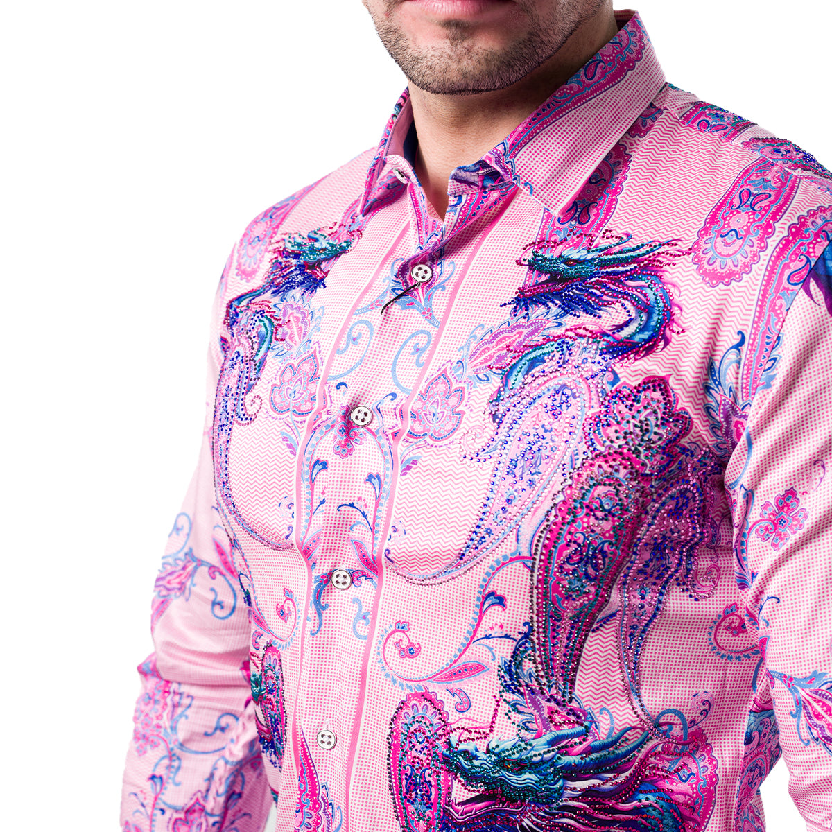 CAMISA MANGA LARGA BARABAS 4SPR02PINK