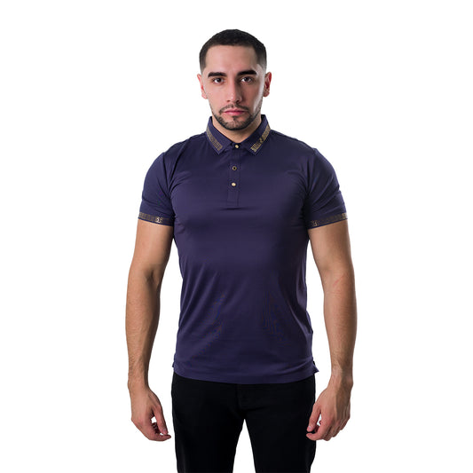 PLAYERA BAROCCO NAVY PS527NAVYGOLD