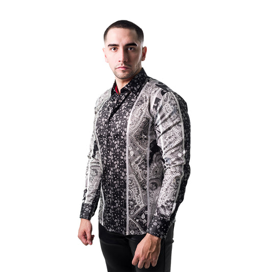 CAMISA MANGA LARGA BARABAS BLACK 4SPR01BLACK