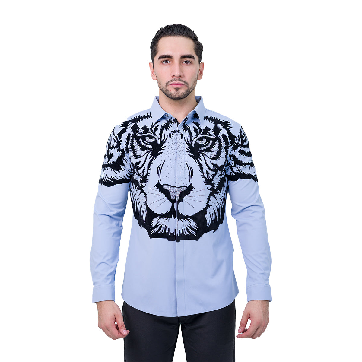 CAMISA MANGA LARGA BAROCCO BLUE B316SKYBLUE