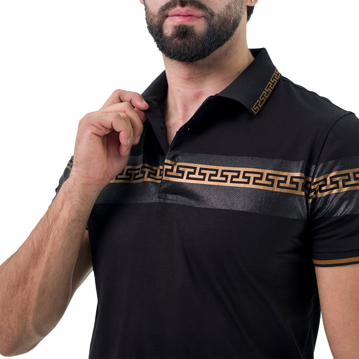 PLAYERA PAVINI NEGRA P3072BLACK