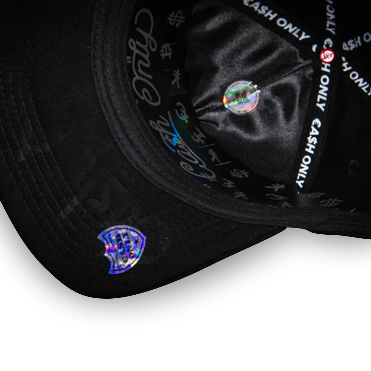 GORRA CASH ONLY MONOPOLY BUBAI PREMIUM BLACK