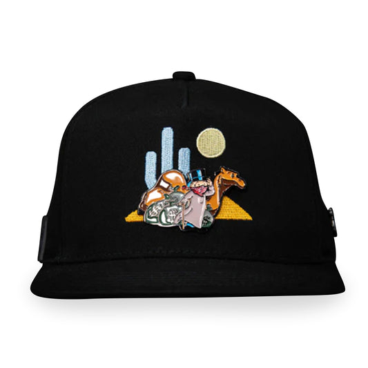 GORRA CASH ONLY CAMEL BLACK DESSERT SNAPBACK