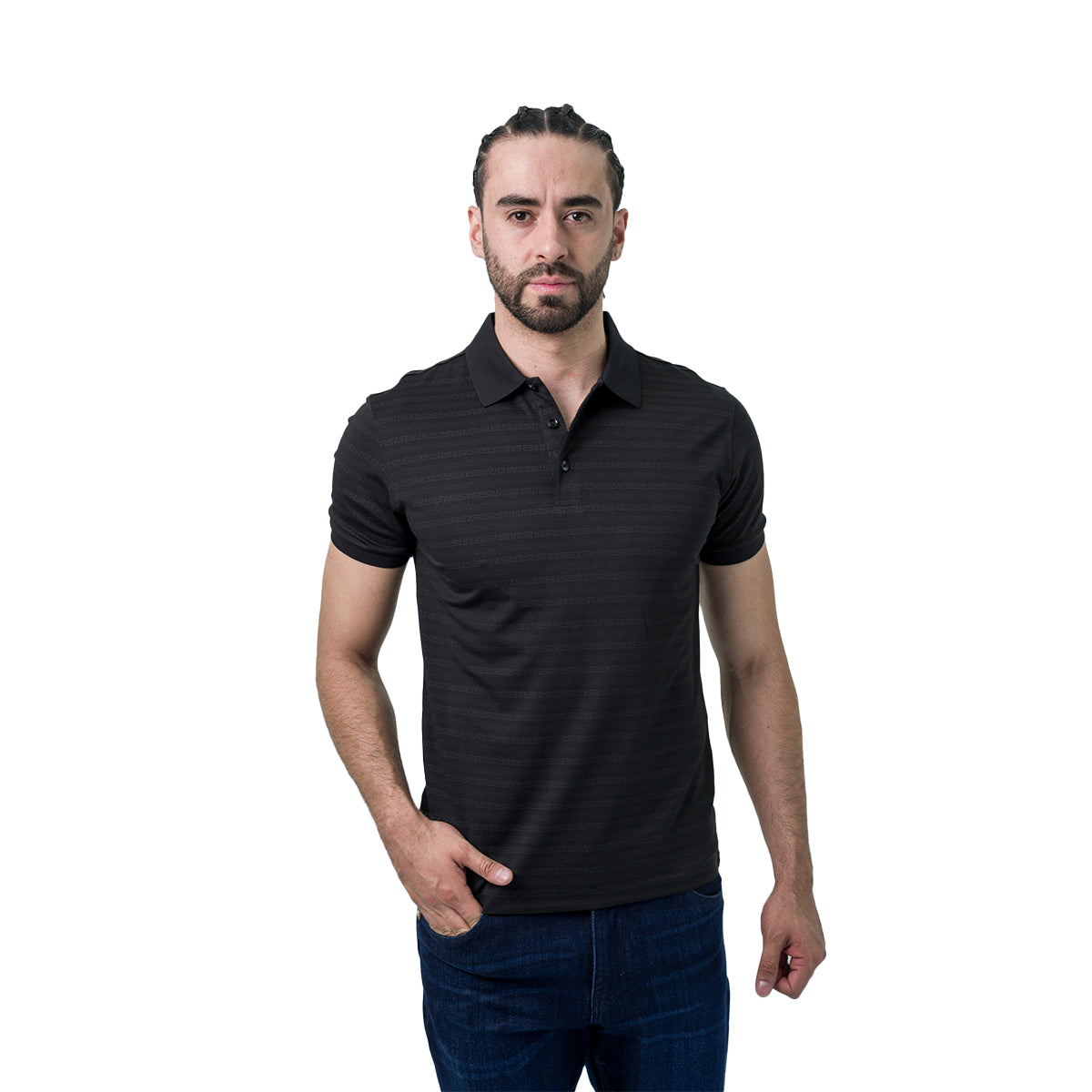 PLAYERA PAVINI NEGRA P2205BLACK