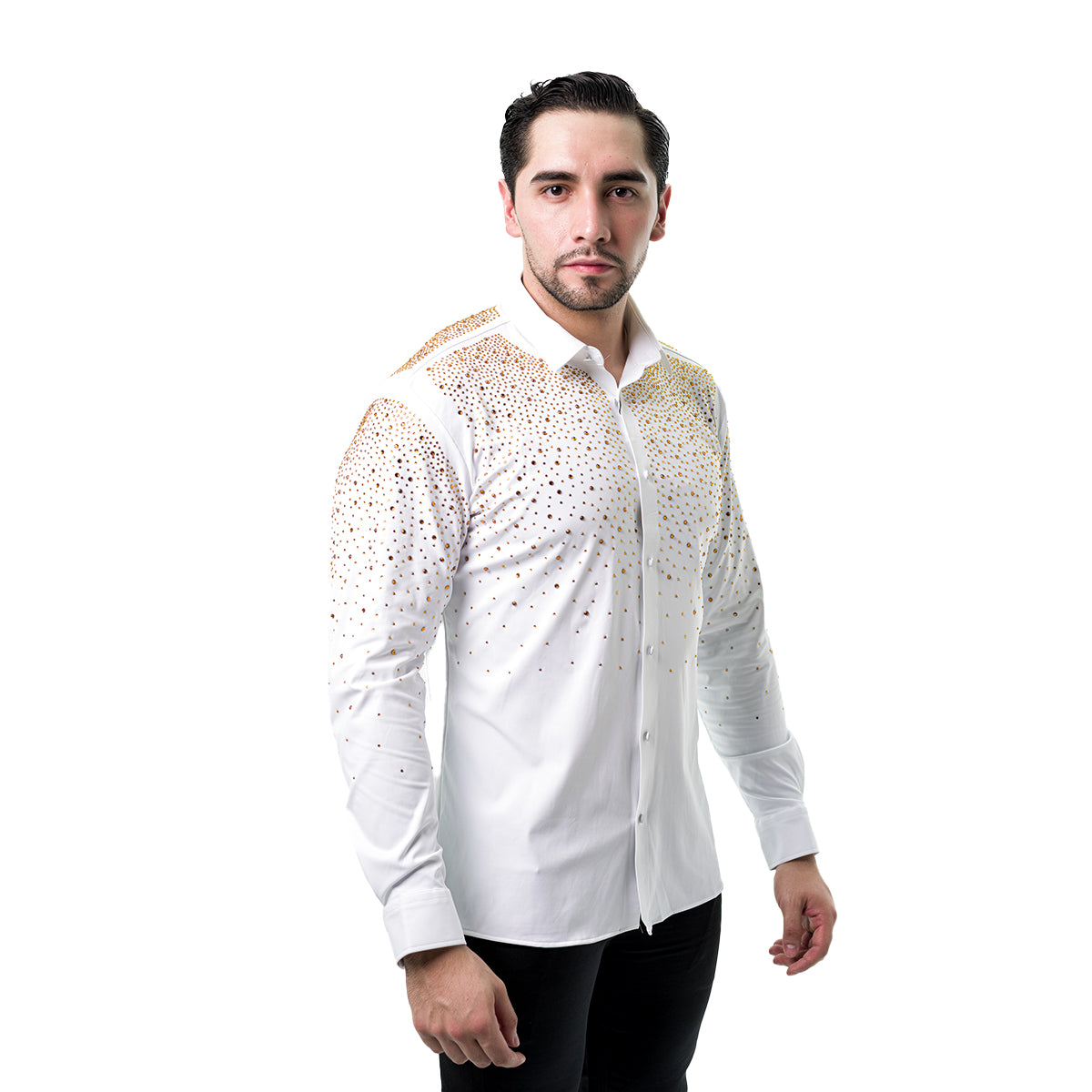 CAMISA BARABAS MANGA LARGA WHITE 4B06WHITEGOLD