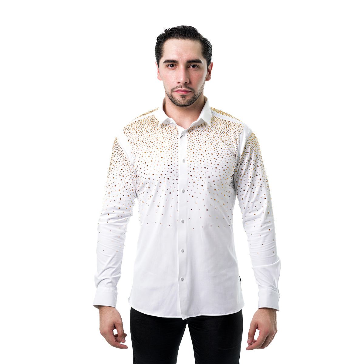 CAMISA BARABAS MANGA LARGA WHITE 4B06WHITEGOLD