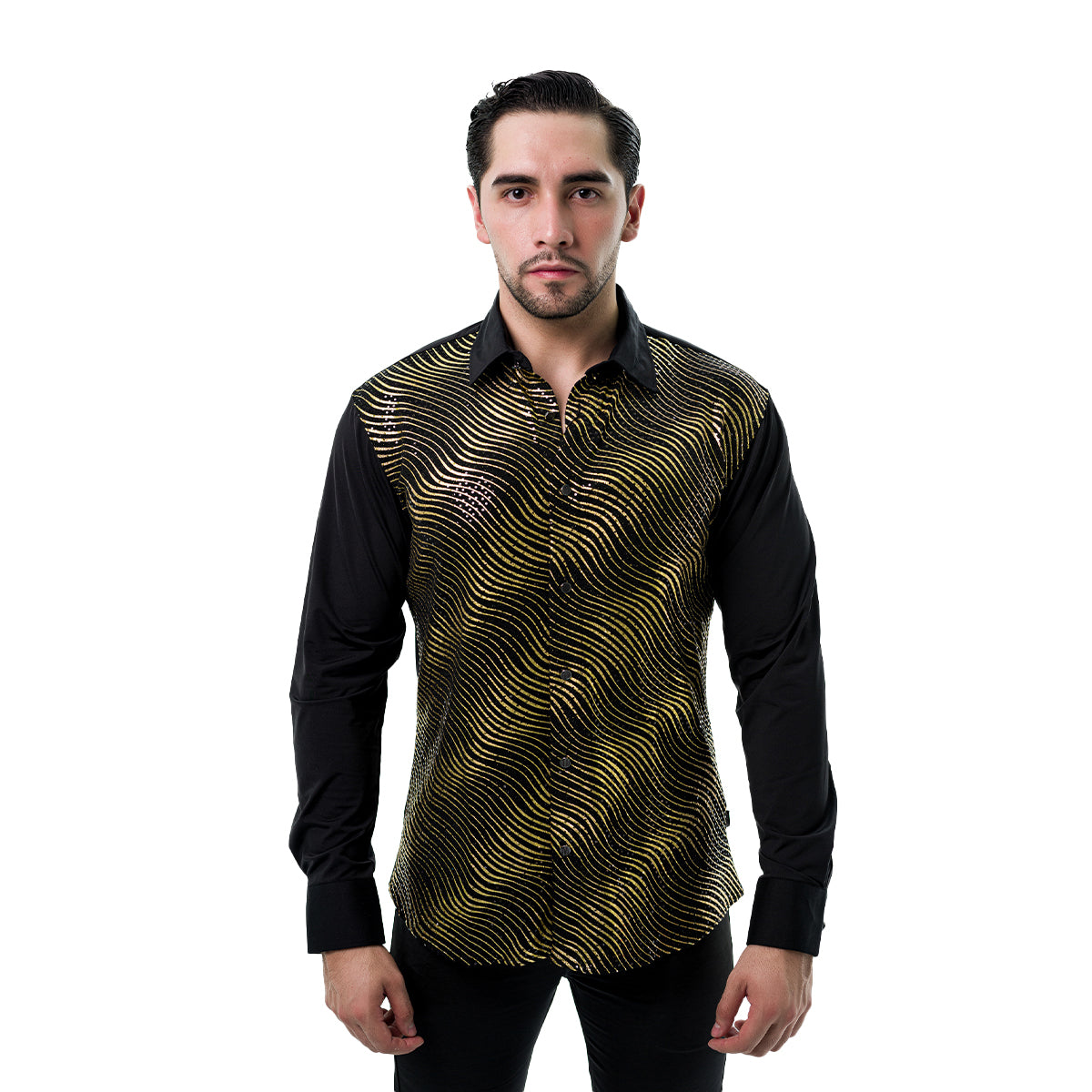 CAMISA BARABAS MANGA LARGA  BLACK GOLD 4B43BLACKGOLD