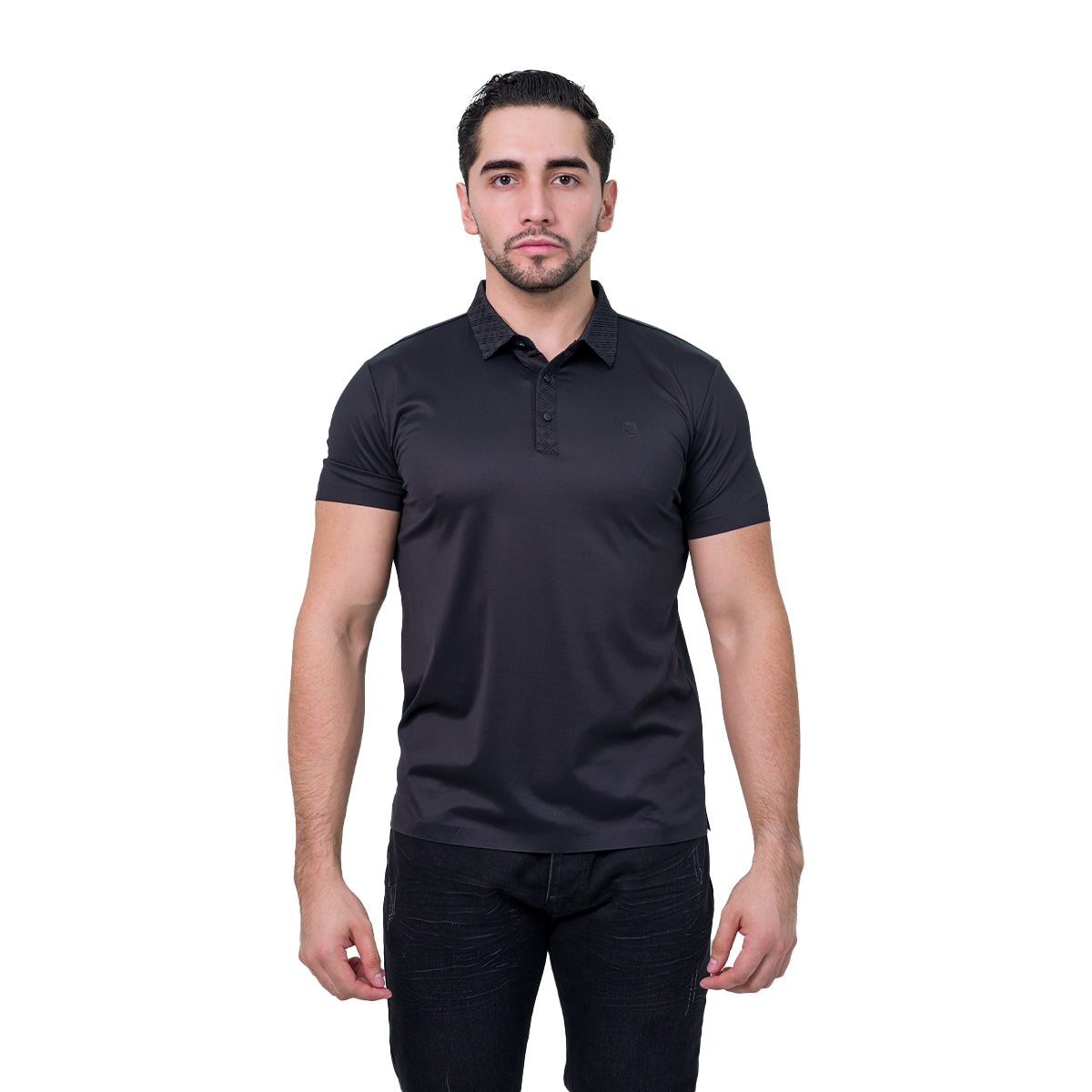 PLAYERA BAROCCO BLACK PS536BLACK