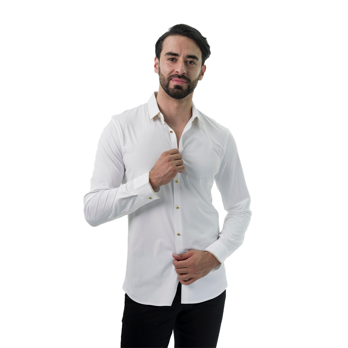 CAMISA MANGA LARGA BARROCCO B319