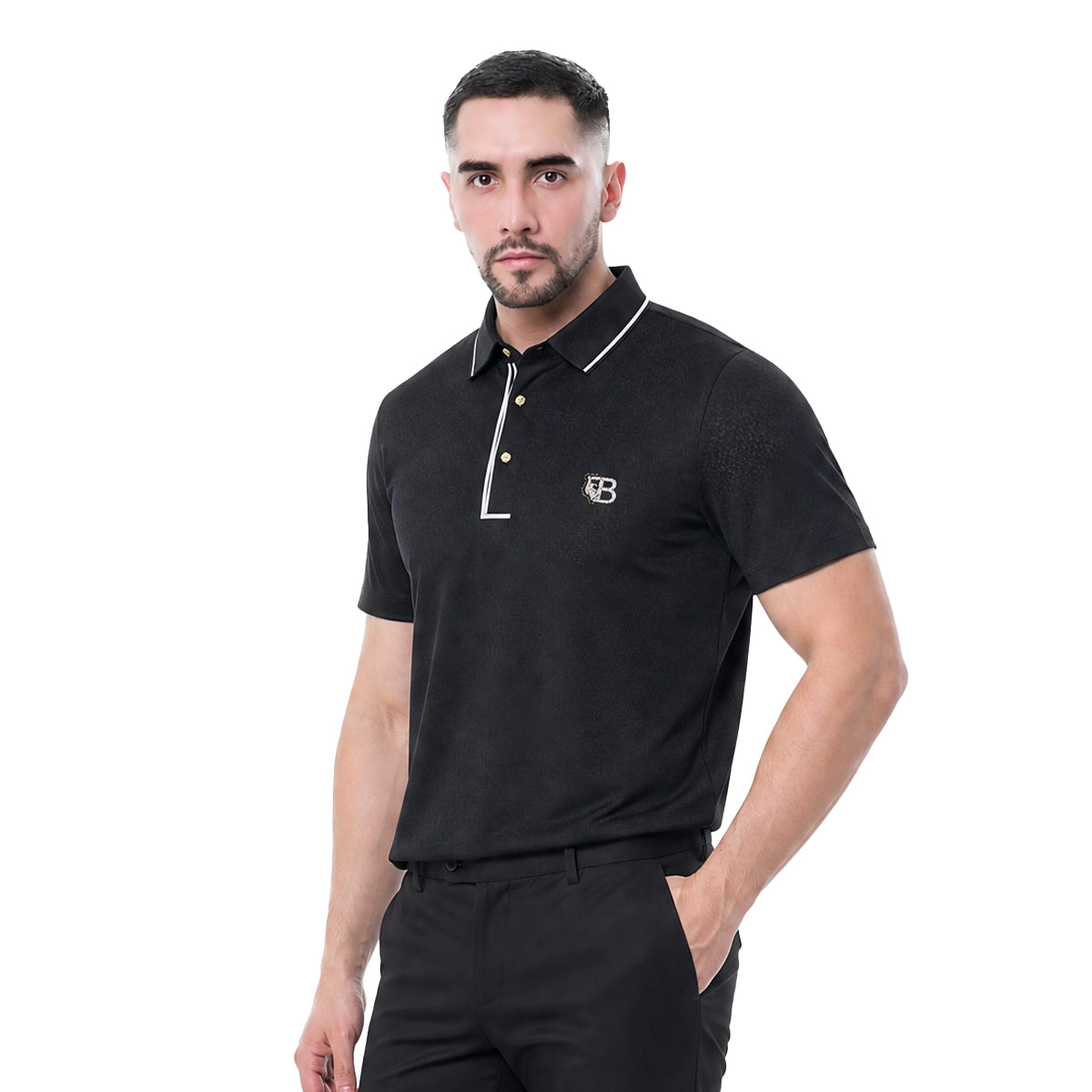 PLAYERA BAROCCO BLACK PSL2000BLACK