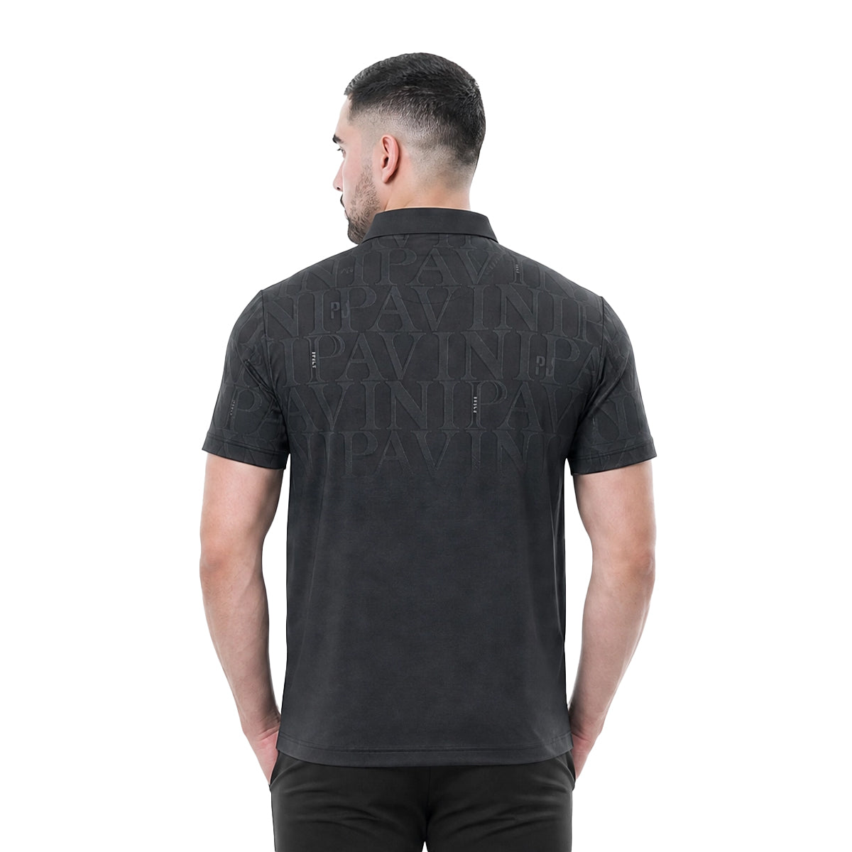 PLAYERA PAVINI BLACK P6815BLACK