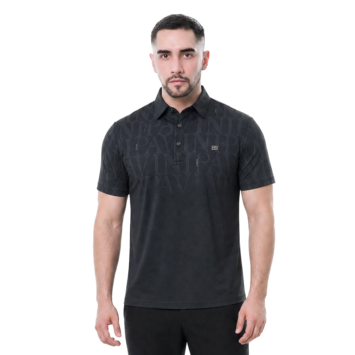 PLAYERA PAVINI BLACK P6815BLACK