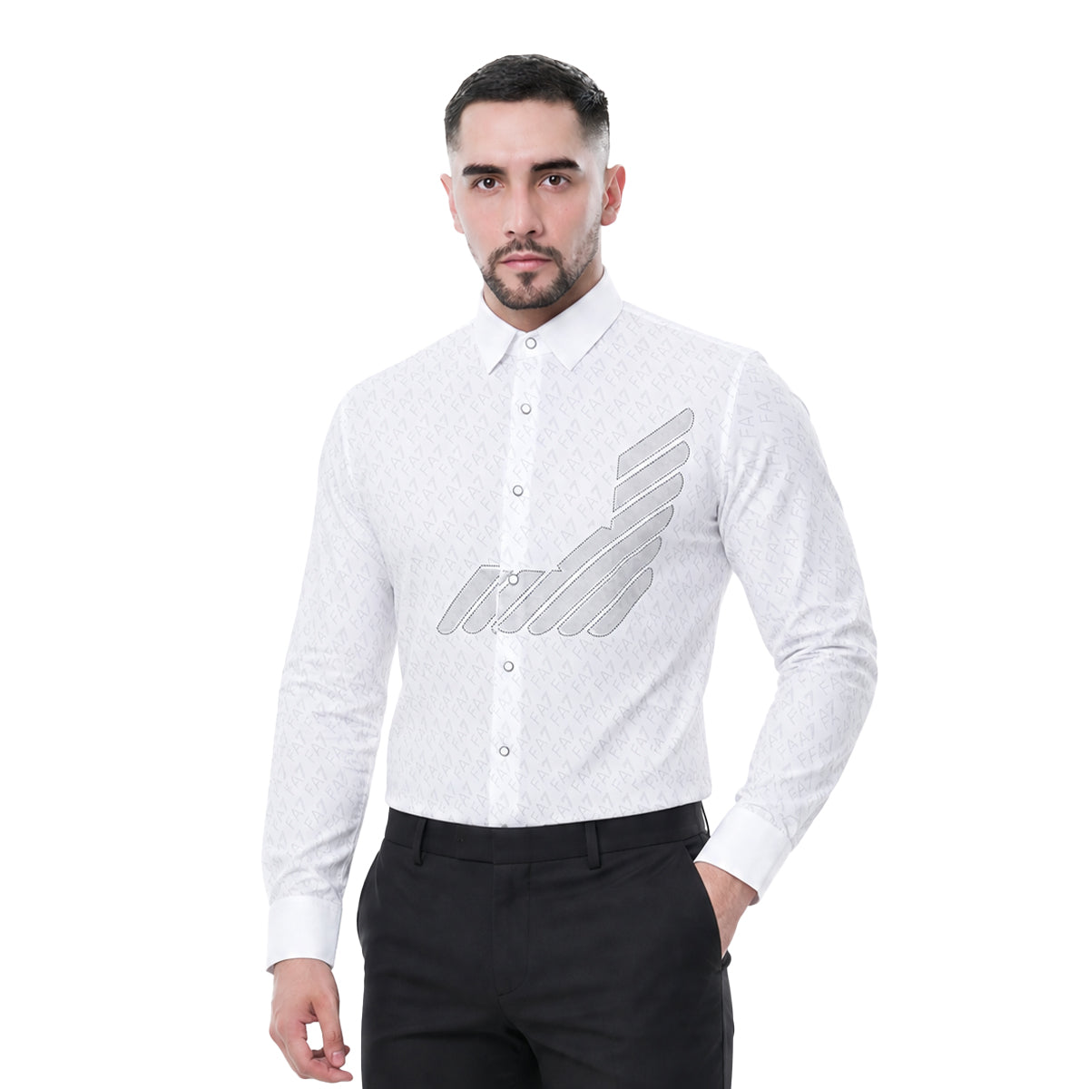 CAMISA MANGA LARGA PAVINI WHITE RSH630WHITE