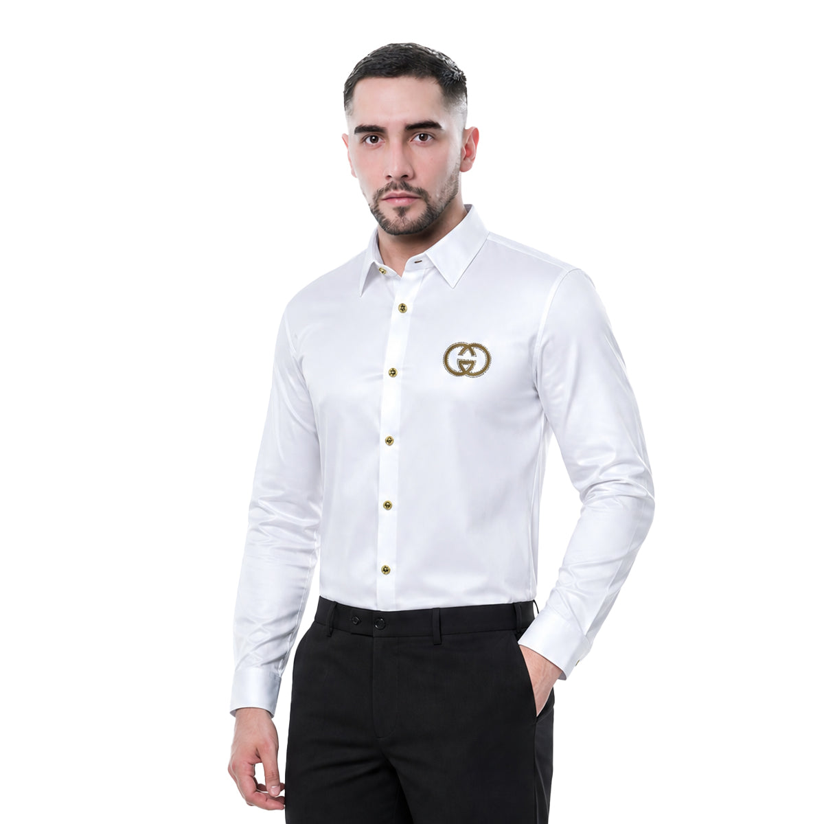 CAMISA MANGA LARGA PAVINI WHITE RSH631WHITE