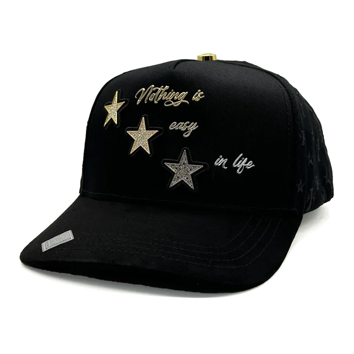 GORRA BIG BOSS NOTHING IS EASY 3 STAR BLACK