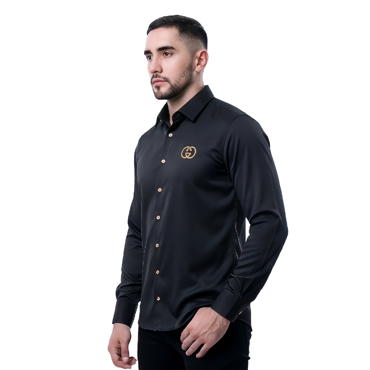 CAMISA MANGA LARGA PAVINI BLACK RSH631BLACK