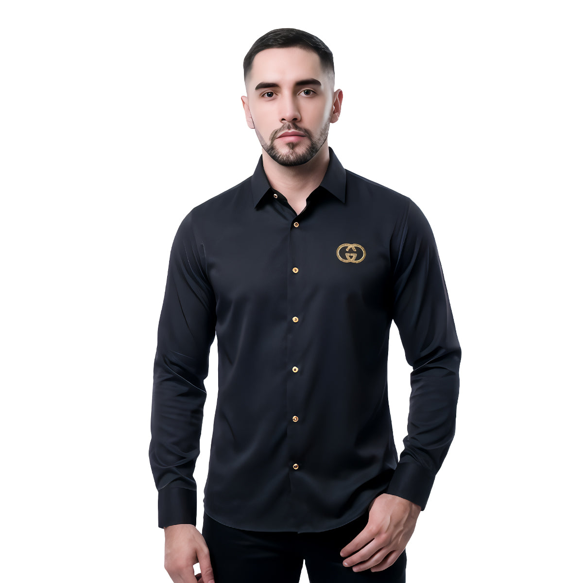 CAMISA MANGA LARGA PAVINI BLACK RSH631BLACK